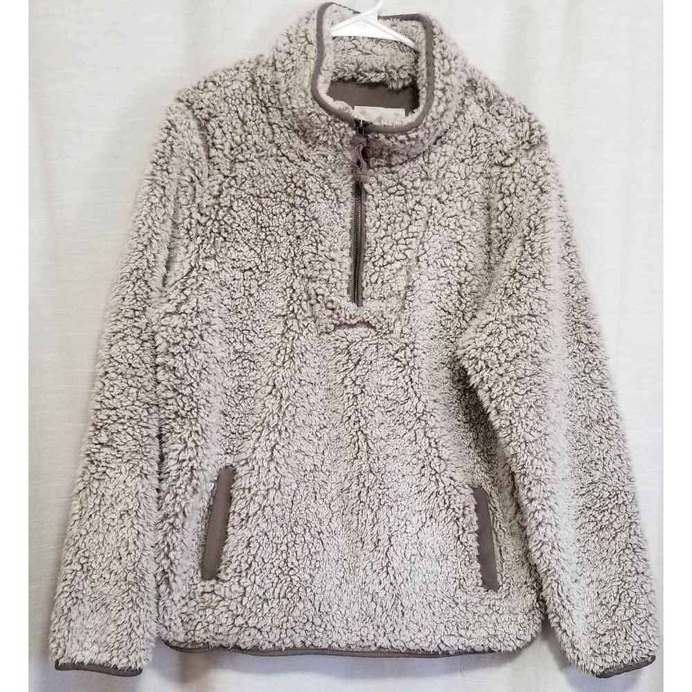Altar’d State “teddy bear” size L in color “latte.”
